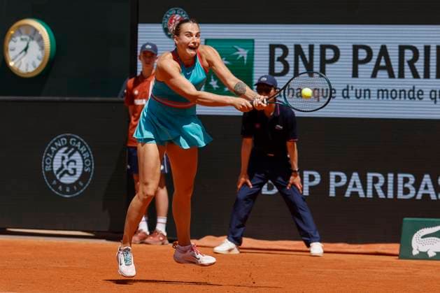 May 30, 2025, Paris, Paris, France: Aryna Sabalenka (RUS) in action during the tennis Grand Slam of Roland Garros 2025, match between Aryna Sabalenka (RUS) and Olga Danilovic (SRB) at Roland Garros Stadium - on May 30 2025.Paris - France Paris France - ZUMAb253 20250530_zsp_b253_035 Copyright: xLoicxBaratouxx