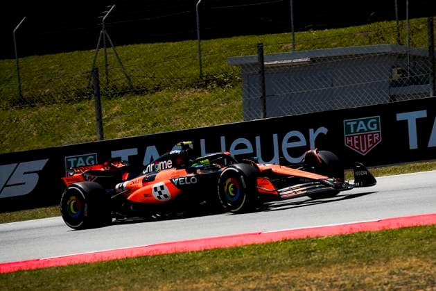 Formula 1 Aramco Gran Premio de Espana 2025 Gabriela Testa OVERTAKE MAXPPP - Barcelona 30 05 2025 04 NORRIS Lando (gbr), McLaren F1 Team, action during the Formula 1 Aramco Gran Premio de Espana 2025, the 9th round of the 2025 FIA Formula 1 World Championship, WM, Weltmeisterschaft at the Circuit of Barcelona-Catalunya from May 29 to June 1, 2025, in Montmeló, Spain Barcelona Spain  Copyright: xOVERTAKE MAXPPPxGabrielaxTestax OVT202505305394 OVT202505305394