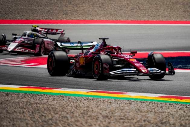 Formula 1 Aramco Gran Premio de Espana 2025 Gabriela Testa OVERTAKE MAXPPP - Barcelona 30 05 2025 16 LECLERC Charles (mon), Scuderia Ferrari, action during the Formula 1 Aramco Gran Premio de Espana 2025, the 9th round of the 2025 FIA Formula 1 World Championship, WM, Weltmeisterschaft at the Circuit of Barcelona-Catalunya from May 29 to June 1, 2025, in Montmeló, Spain Barcelona Spain  Copyright: xOVERTAKE MAXPPPxGabrielaxTestax OVT202505305399 OVT202505305399