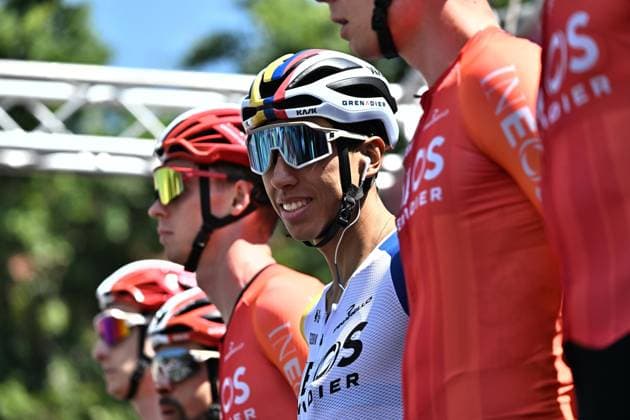 May 30, 2025, Biella, ITALY: Colombian rider Egan Arley Bernal Gomez of Ineos Grenadiers team, arrive at the start of 19th stage of the 108 Giro d Italia 2025, cycling race over 166 km from Biella to Champoluc, 30 May 2025. ANSA LUCA ZENNARO. Giro D Italia Cycling Tour - Stage 19  - ZUMAa110 20250530_zaf_a110_016 Copyright: xLucaxZennarox
