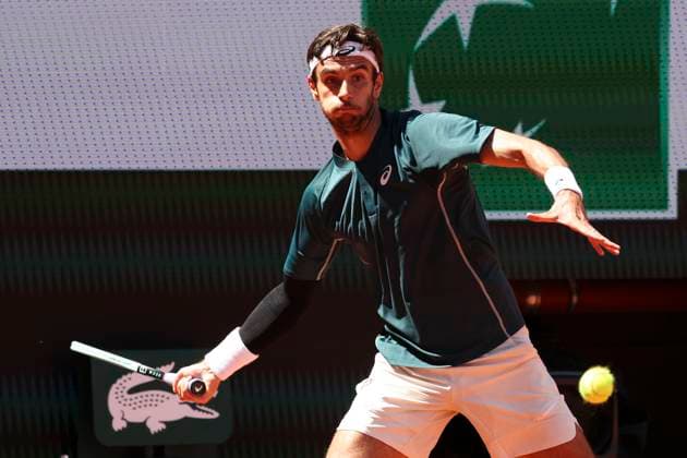 TENNIS : Roland Garros 2025 - Internationaux de France - 30 05 2025 Lorenzo Musetti (ITA) Vs Mariano Navone (ARG) ParisFrance  Copyright: xMichtofx