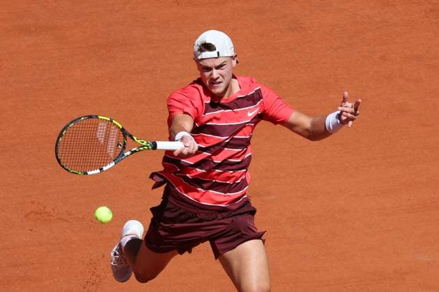 TENNIS : Roland Garros 2025 - Internationaux de France - 30 05 2025 Quentin Halys (FRA) Vs Holger Rune (DEN) ParisFrance  Copyright: xMichtofx