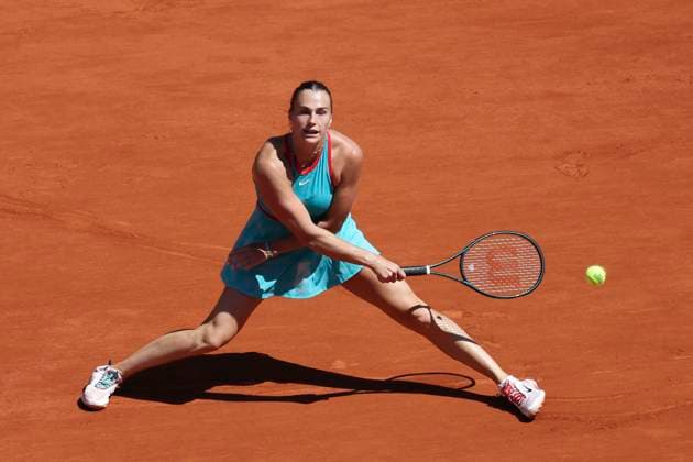 TENNIS : Roland Garros 2025 - Internationaux de France - 30 05 2025 Aryna Sabalenka (RUS) Vs Olga Danilovic (SRB) ParisFrance  Copyright: xMichtofx