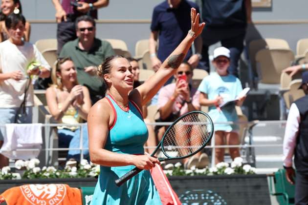 TENNIS : Roland Garros 2025 - Internationaux de France - 30 05 2025 Aryna Sabalenka (RUS) Vs Olga Danilovic (SRB) ParisFrance  Copyright: xMichtofx
