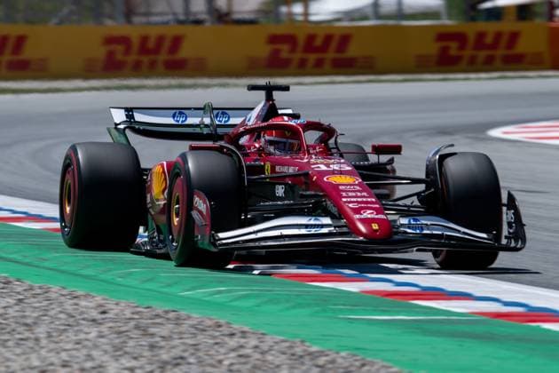 Charles Leclerc Scuderia Ferrari HP, Monaco, 16 in SF 25, ESP, Formula 1 World Championship, Aramco Grand Prix of Spain, Circuit de Barcelona Catalunya, Free Practice, 2025 season, 30 05 2025 ESP, Formula 1 World Championship, Aramco Grand Prix of Spain, Circuit de Barcelona Catalunya, Free Practice, 2025 season, 30 05 2025 Barcelona Copyright: xEibner-Pressefoto Memmlerx EP_MMR