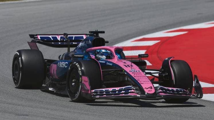 F1 Grand Prix of Spain - Practice Pierre Gasly of France driving the (10) BWT Alpine F1 Team A525 on track arrives in the Paddock during practice ahead of the F1 Grand Prix of Spain at Circuit de Barcelona-Catalunya on May 30, 2025, in Barcelona, Spain. Barcelona Circuit de Barcelona-Catalunya Catalunya Spain RL_F1GPESP2025_000166 Copyright: xRicardoxLarreinax