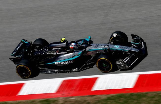 12 Andrea Kimi Antonelli ITA, Mercedes AMG Petronas F1 Team , F1 Grand Prix of Spain at Circuit de Barcelona Catalunya on May 30, 2025 in Barcelona, Spain Photo by HOCH ZWEI Barcelona Spain