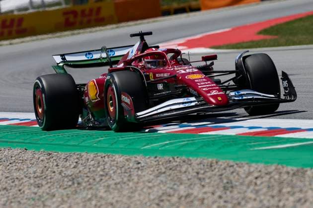 F1 Grand Prix of Spain - Practice Charles Leclerc of Monaco driving the (16) Scuderia Ferrari SF-25 on track during practice ahead of the F1 Grand Prix of Spain at Circuit de Barcelona-Catalunya on May 30, 2025, in Barcelona, Spain. Barcelona Circuit de Barcelona-Catalunya Catalunya Spain RL_F1GPESP2025_000217 Copyright: xRicardoxLarreinax