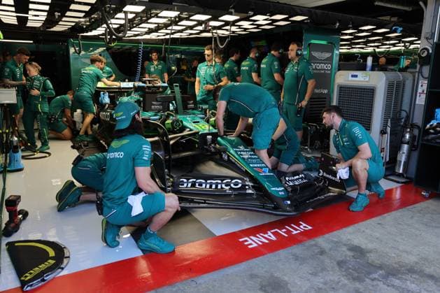 Lance Stroll Aston Martin Aramco Formula One Team, 18 , ESP, Formula 1 World Championship, Aramco Grand Prix of Spain, Circuit de Barcelona Catalunya, 2025 season, 30 05 2025 ITA, Formula 1 World Championship, Spanish Grand Prix, 30 05 2024 Barcelona Copyright: xEibner-Pressefoto AnnikaxGrafx EP_AGF