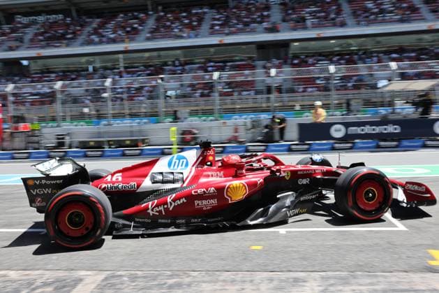 Charles Leclerc Scuderia Ferrari HP, 16 , ESP, Formula 1 World Championship, Aramco Grand Prix of Spain, Circuit de Barcelona Catalunya, 2025 season, 30 05 2025 ITA, Formula 1 World Championship, Spanish Grand Prix, 30 05 2024 Barcelona Copyright: xEibner-Pressefoto AnnikaxGrafx EP_AGF