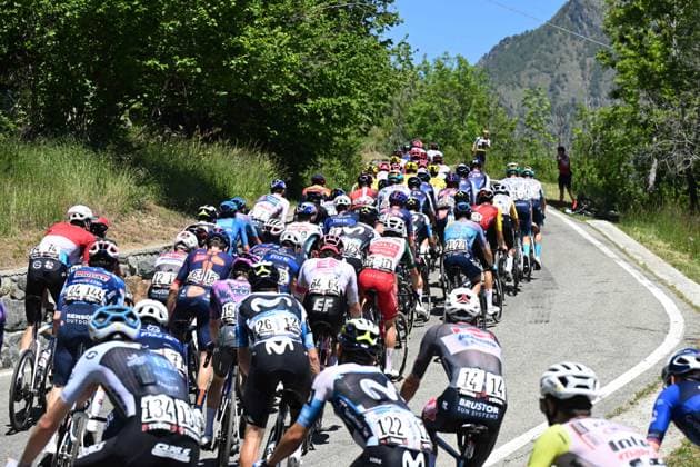 30-05-2025 Giro D italia; Tappa 19 Biella - Champoluc; Col Tzecore; 