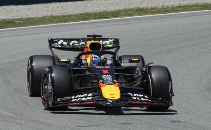 30 05 2025, Circuit de Catalunya, Barcelona, Formula 1 Aramco Spanish Grand Prix 2025 , pictured Max Verstappen NLD , Oracle Red Bull Racing Photo by Hasan Bratic DeFodi Images