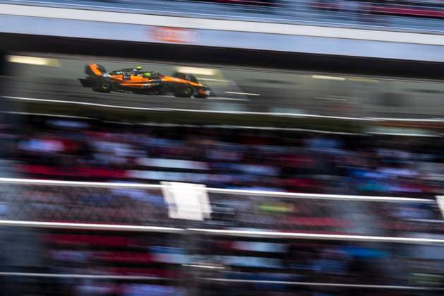 F1 - SPANISH GRAND PRIX 2025 04 NORRIS Lando (gbr), McLaren F1 Team MCL39, action during the Formula 1 Aramco Gran Premio de Espana 2025, Spanish Grand Prix 2025, 9th round of the 2025 FIA Formula One World Championship, WM, Weltmeisterschaft from May 30 to June 1, 2025 on the Circuit de Barcelona-Catalunya, in Montmelo, Spain - MontmeloSpain  Copyright: xCharlyxLopezx