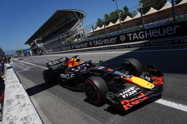 Formula 1 Aramco Grand Prix of Spain 2025 30 05 2025, Circuit de Catalunya, Barcelona, Formula 1 Aramco Grand Prix of Spain 2025 , pictured Max Verstappen NLD , Oracle Red Bull Racing nordphotoxGmbHx xBratic nph00250