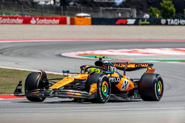 30th May 2025; Circuit de Barcelona-Catalunya, Barcelona, Spain; Formula 1 Spanish Grand Prix 2025: Free Practice Day; Lando Norris of the McLaren Formula 1 Team drives the MCL39 at the Circuit of Catalunya  ActionPlus12795836 PabloxGuillen