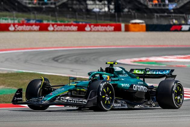 30th May 2025; Circuit de Barcelona-Catalunya, Barcelona, Spain; Formula 1 Spanish Grand Prix 2025: Free Practice Day; Fernando Alonso of the Aston Martin Aramco Formula One Team drives the AMR25 at the Circuit of Catalunya  ActionPlus12795839 PabloxGuillen