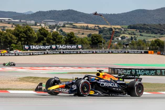 30th May 2025; Circuit de Barcelona-Catalunya, Barcelona, Spain; Formula 1 Spanish Grand Prix 2025: Free Practice Day; Max Verstappen of the Red Bull Racing Team drives the RB21 at the Circuit of Catalunya  ActionPlus12795861 PabloxGuillen