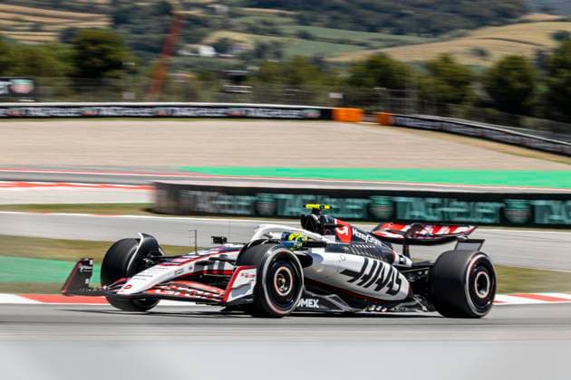 30th May 2025; Circuit de Barcelona-Catalunya, Barcelona, Spain; Formula 1 Spanish Grand Prix 2025: Free Practice Day; Oliver Bearman of the MoneyGram Haas F1 Team drives the VF 25 at the Circuit Of Catalunya  ActionPlus12795866 PabloxGuillen
