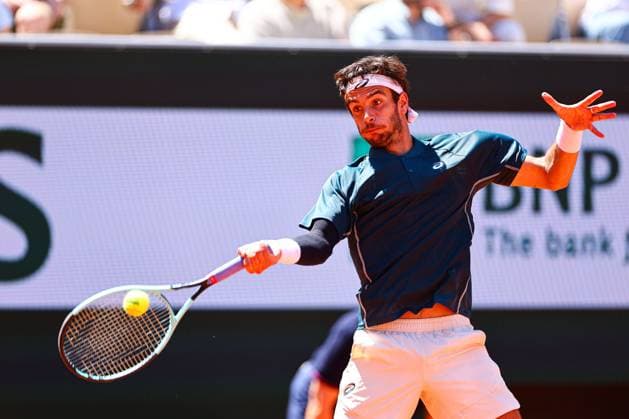 2025.05.30 Paryz French Open Roland Garros 2025 Lorenzo Musetti - Mariano Navone N z Lorenzo Musetti Foto Pawel Andrachiewicz PressFocus 2025.05.30 Paris Tennis French Open Roland Garros 2025 Lorenzo Musetti - Mariano Navone Lorenzo Musetti Credit: Pawel Andrachiewicz PressFocus NEWSPIX.PL --- newspix.pl POLAND OUT! 