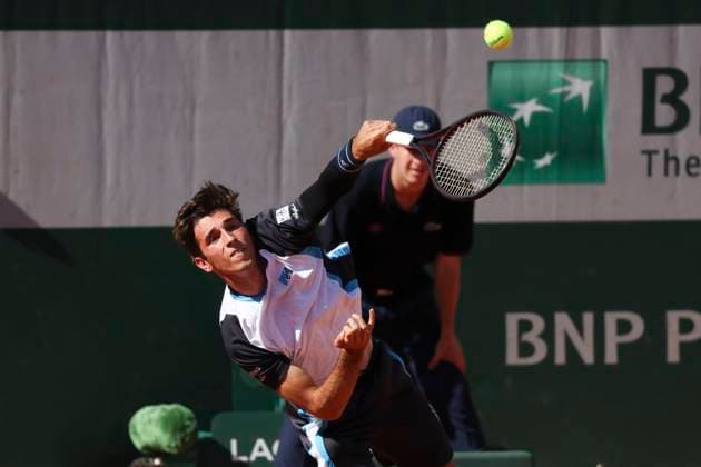 Sport Bilder des Tages TENNIS : Roland Garros 2025 - Internationaux de France - 30 05 2025 Ben Shelton (USA) Vs Matteo Gigante (ITA) ParisFrance  Copyright: xMichtofx