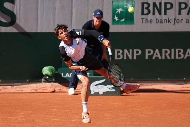 TENNIS : Roland Garros 2025 - Internationaux de France - 30 05 2025 Ben Shelton (USA) Vs Matteo Gigante (ITA) ParisFrance  Copyright: xMichtofx