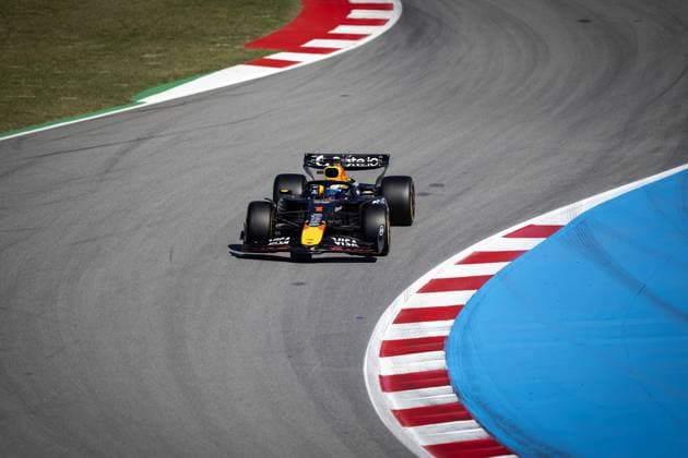 BARCELONA - Max Verstappen (Red Bull Racing) in action at the Circuit de Barcelona-Catalunya during the second free practice session ahead of the Spanish Grand Prix. ANP SANDER KING xVIxANPxSportx xxANPxIVx 529011152 originalFilename: 529011152.jpg