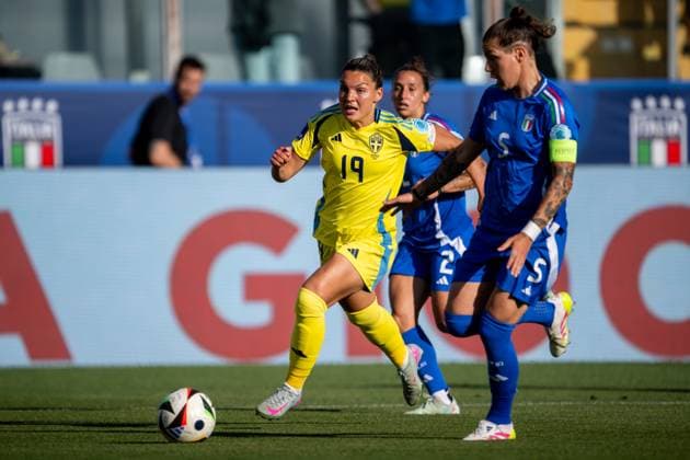 250530 Johanna Rytting Kaneryd of Sweden during the Women s Nations League football match between Italy and Sweden on May 30, 2025 in Parma Photo Ludvig Thunman BILDBYRAN code LT LT0706 fotboll football soccer fotball nations league uefa womens nations league italien italy sverige sweden dam bbeng  Copyright: LUDVIGxTHUNMAN BB250530LT033