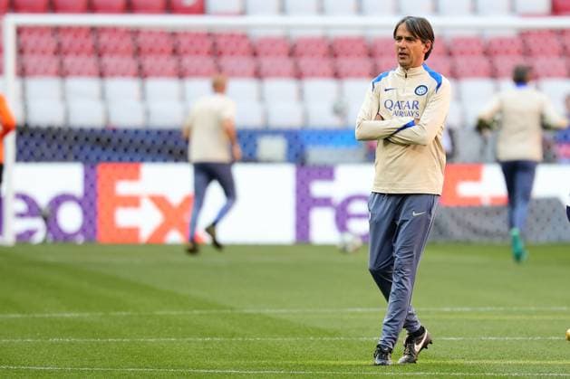 Simone Inzaghi head coach of FC Internazionale during the training session the day ahead of the 2024 2025 Champions League Final football match between Paris Saint Germain and FC Internazionale at Munich Football Arena stadium in Munich (Germany), May 30th, 2025. CesarexPurini