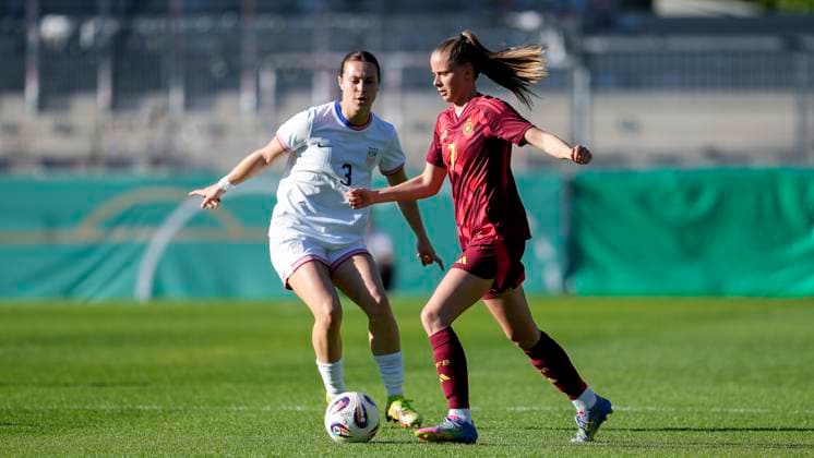Football, Women, U23, International match, Germany - USA