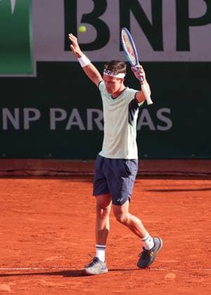 Daniel Altmaier cheers after the victory,jubilation,joy,emotion,match ball Copyright: xJuergenxHasenkopfx