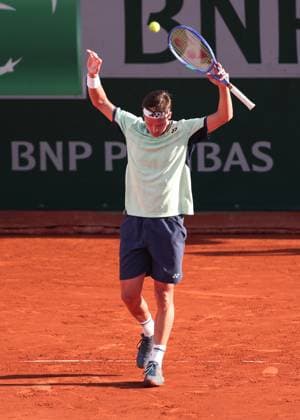 Daniel Altmaier cheers after the victory,jubilation,joy,emotion,match ball Copyright: xJuergenxHasenkopfx