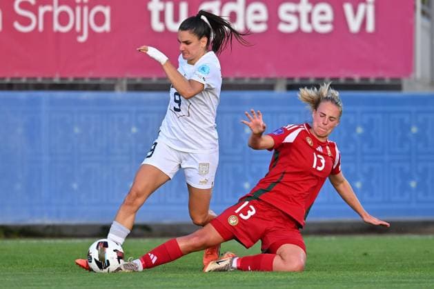 SERBIA vs HUNGARY JOVANA DAMNJANOVIC football Serbia vs Hungary Nations league sports center FSS, Stara Pazova 30.05.2025. Foto: FOOTBALL, SERBIA, HUNGARY, NATIONS LEAGUE, WOMEN Stara Pazova Sports center Stara Pazova Serbia Copyright: xMarkoxMetlas xMNxPressx