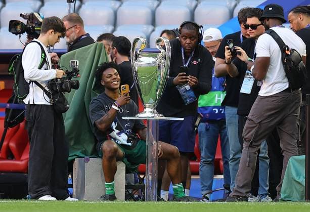 Football, CL final in Munich, YouTouber IShowSpeed causes a scandal