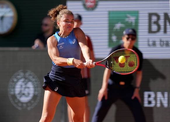 TENNIS - French Open 2025 PARIS,FRANCE,30.MAY.25 - TENNIS - WTA, Tennis Damen Tour, French Open, Roland Garros, Grand Slam. Image shows Jasmine Paolini (ITA).  GEPAxpictures xMichaelxRiedler
