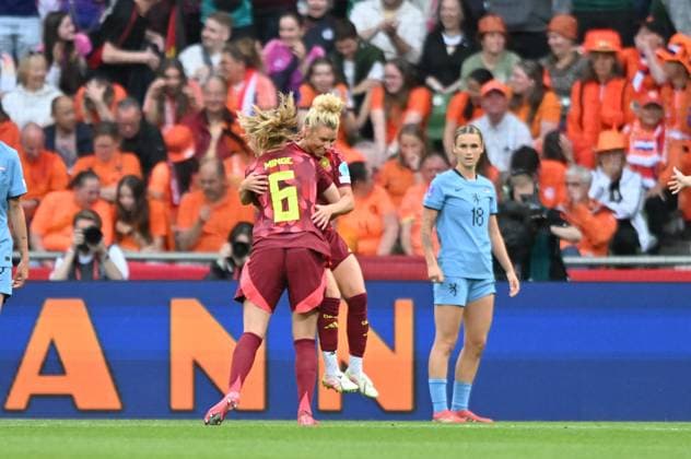 Linda Dallmann DFB Women, Germany, 16 and Janina Menge DFB Women, Germany, 6 celebrate the 1 0, 30 05 2025, Bremen Germany , Football, UEFA Womens Nation League Germany Netherlands xmkx