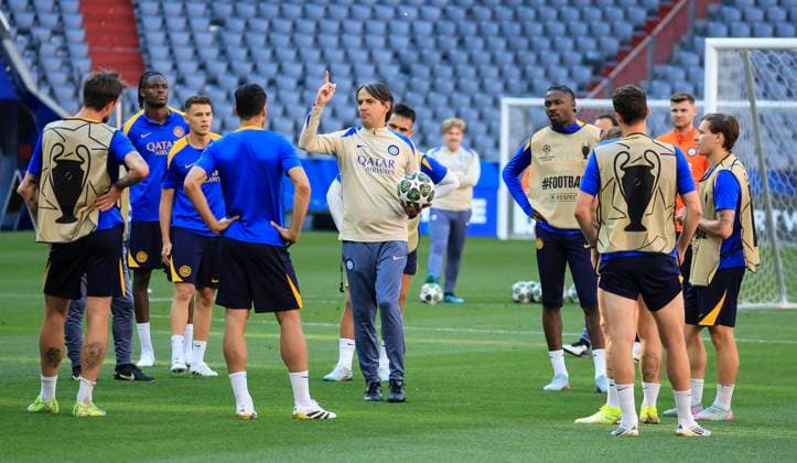 SOCCER - UEFA CL, PSG vs Inter MUNICH,GERMANY,30.MAY.25 - SOCCER - UEFA Champions League, final, Paris Saint-Germain vs FC Internazionale Milano, preview, training Inter. Image shows head coach Simone Inzaghi (Inter).  GEPAxpictures xWolfgangxGrebien