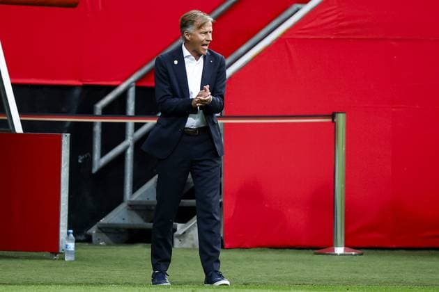 BREMEN - Holland coach Andries Jonker during a Nations League match between Germany and the Netherlands on May 30, 2025 in Bremen, Germany. ANP VINCENT JANNINK xVIxANPxSportx xxANPxIVx 529020824 originalFilename: 529020824.jpg
