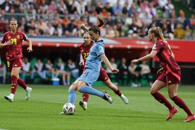 GER, xFSx , Bremen , Womens Nations League , at Bremen Weser Stadium 30 05 2025 , v l Damaris Egurrola Netherlands ,21 shoots on goal Copyright: HMBxMedia FernandoxSoares