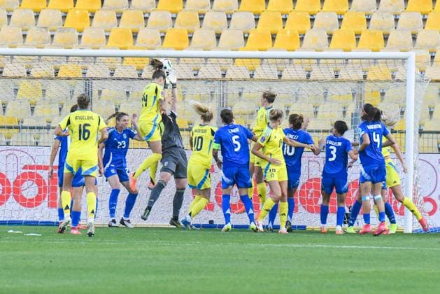 contrast on 1 Laura Giuliani of Italy during UEFA Women s National League League A match between Italy and Sweden. Friday, May 30, 2025 at stadium Ennio Tardini in Parma.  Copyright: xAndreaxAmato IPAxSportx xipa-agency.netx xx IPA_58427763 IPA_Agency_IPA58427763