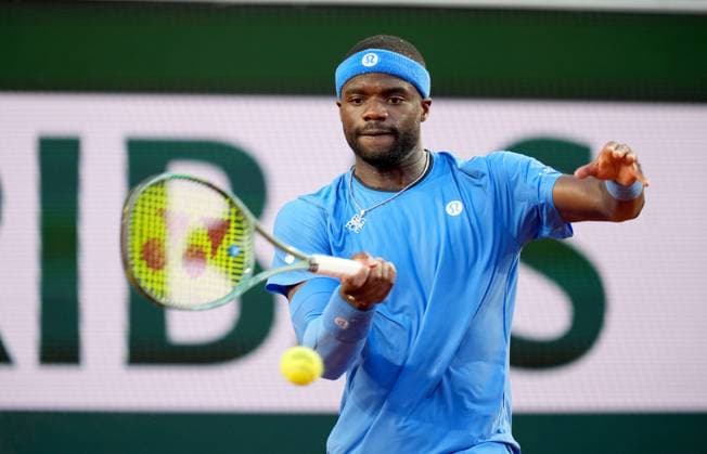 TENNIS - French Open 2025 PARIS,FRANCE,30.MAY.25 - TENNIS - ATP, Tennis Herren World Tour, French Open, Roland Garros, Grand Slam. Image shows Frances Tiafoe (USA).  GEPAxpictures xMichaelxRiedler