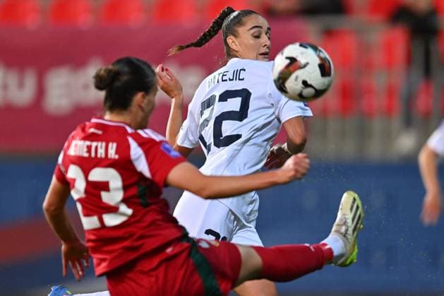 SERBIA vs HUNGARY NINA MATEJIC football Serbia vs Hungary Nations league sports center FSS, Stara Pazova 30.05.2025. Foto: FOOTBALL, SERBIA, HUNGARY, NATIONS LEAGUE, WOMEN Stara Pazova Sports center Stara Pazova Serbia Copyright: xMarkoxMetlas xMNxPressx