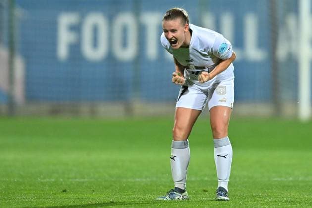 SERBIA vs HUNGARY ALLEGRA POLJAK football Serbia vs Hungary Nations league sports center FSS, Stara Pazova 30.05.2025. Foto: FOOTBALL, SERBIA, HUNGARY, NATIONS LEAGUE, WOMEN Stara Pazova Sports center Stara Pazova Serbia Copyright: xMarkoxMetlas xMNxPressx