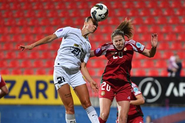 SERBIA vs HUNGARY ZIVANA STUPAR vs LILLA TURANYI football Serbia vs Hungary Nations league sports center FSS, Stara Pazova 30.05.2025. Foto: FOOTBALL, SERBIA, HUNGARY, NATIONS LEAGUE, WOMEN Stara Pazova Sports center Stara Pazova Serbia Copyright: xMarkoxMetlas xMNxPressx