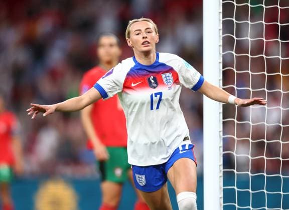 Sport Bilder des Tages England Women v Portugal Women, UEFA Nations League, Football, London, UK - 30 May 2025 Chloe Kelly of England Women celebrates scoring England Womens sixth goal against Portugal Women at Wembley Stadium in the UEFA Nations League London Wembley Stadium London GBR, UK NEWSPAPERS OUT Copyright: xMarkxGreenwoodx