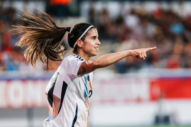 Womens Nations League Belgium Spain Lions, The King Power At Den Dreef Stadium on 30 05 2025 Alba Redondo Spain, 21 cheers after her goal to 0 5 Womens Nations League Belgium Spain Lions, The King Power At Den Dreef Stadium on 30 05 2025 Copyright: xBEAUTIFULxSPORTS Freisenx