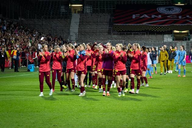 UWNL Germany vs Netherlands 30 05 25 Cheering after victory Team Germany UWNL Germany vs Netherlands, Weserstadion on 30 05 25 Copyright: xBEAUTIFULxSPORTS MarioxM.xKobergx