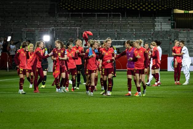 UWNL Germany vs Netherlands 30 05 25 Cheering after victory Team Germany UWNL Germany vs Netherlands, Weserstadion on 30 05 25 Copyright: xBEAUTIFULxSPORTS MarioxM.xKobergx
