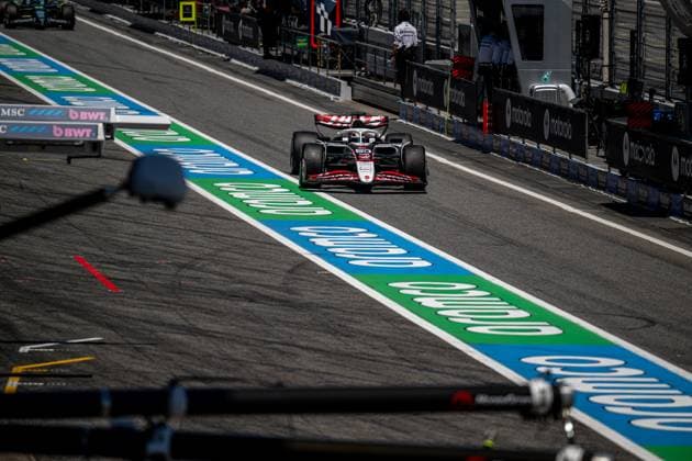 MONTMELO, SPAIN: Ryo Hirakawa, The reserve driver for the Haas F1 team, at the 2025 Formula 1 Spanish Grand Prix at the Circuit de Barcelona-Catalunya in Montmelo, Spain.