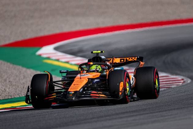 Lando Norris of Great Britain and McLaren , Practice, F1 Grand Prix of Spain, on May 30, 2025 in Barcelona, Spain Photo by Diogo Cardoso DeFodi Images Lando Norris of Great Britain and McLaren , Practice, F1 Grand Prix of Spain, Circuit de Barcelona Catalunya on May 30, 2025 in Barcelona, Spain Photo by Diogo Cardoso DeFodi Images