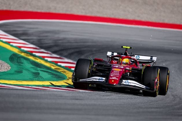 Lewis Hamilton of Great Britain and Scuderia Ferrari , Practice, F1 Grand Prix of Spain, on May 30, 2025 in Barcelona, Spain Photo by Diogo Cardoso DeFodi Images Lewis Hamilton of Great Britain and Scuderia Ferrari , Practice, F1 Grand Prix of Spain, Circuit de Barcelona Catalunya on May 30, 2025 in Barcelona, Spain Photo by Diogo Cardoso DeFodi Images